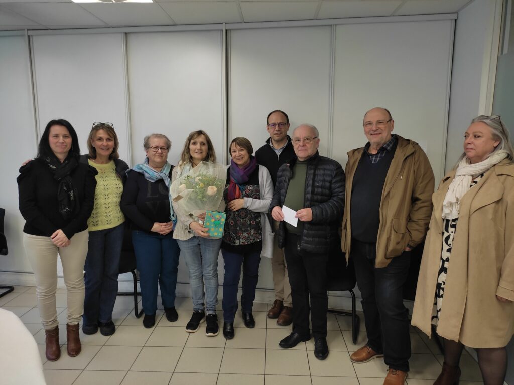 Départ à la retraite d'une salarié de la SMA82.